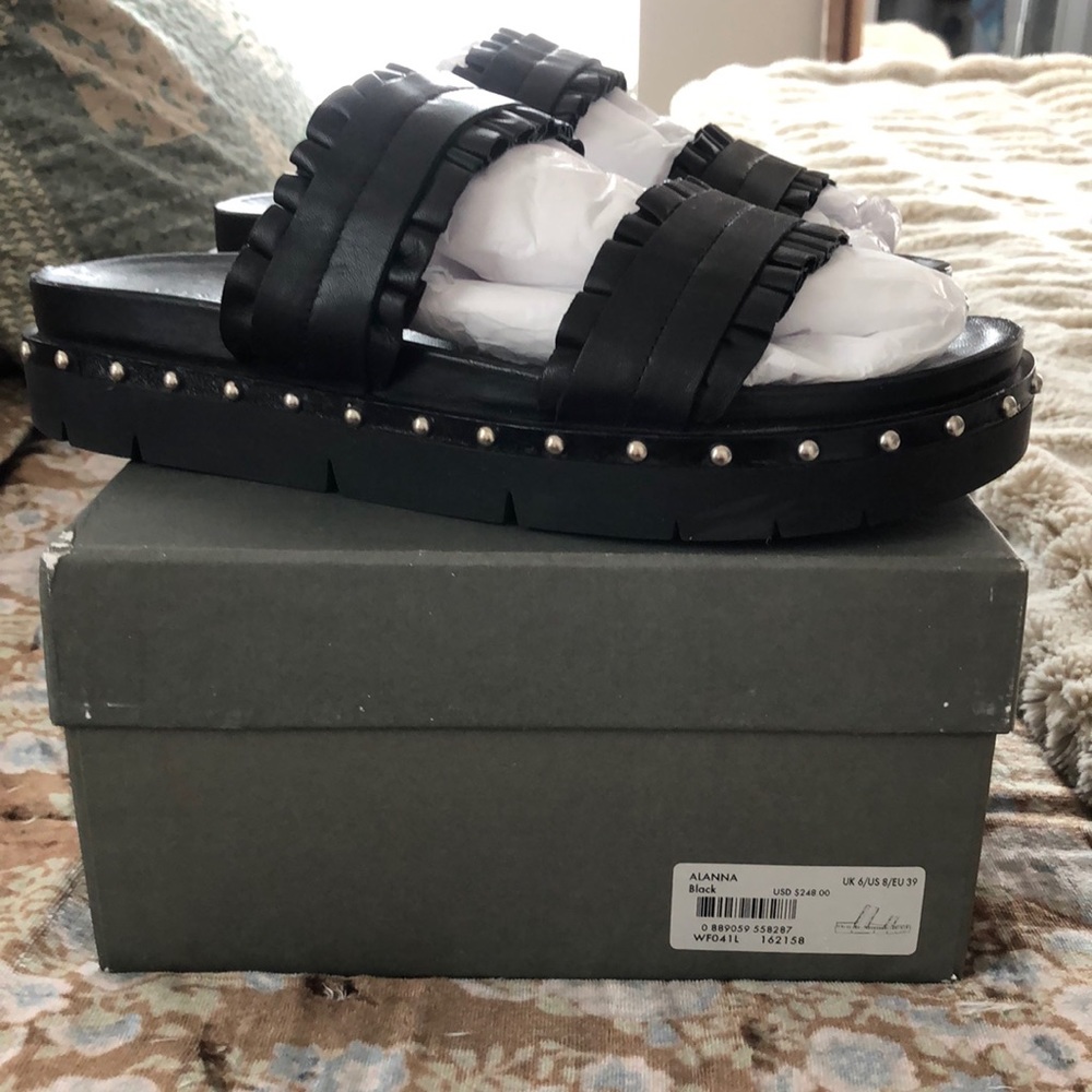 All Saints leather sandals